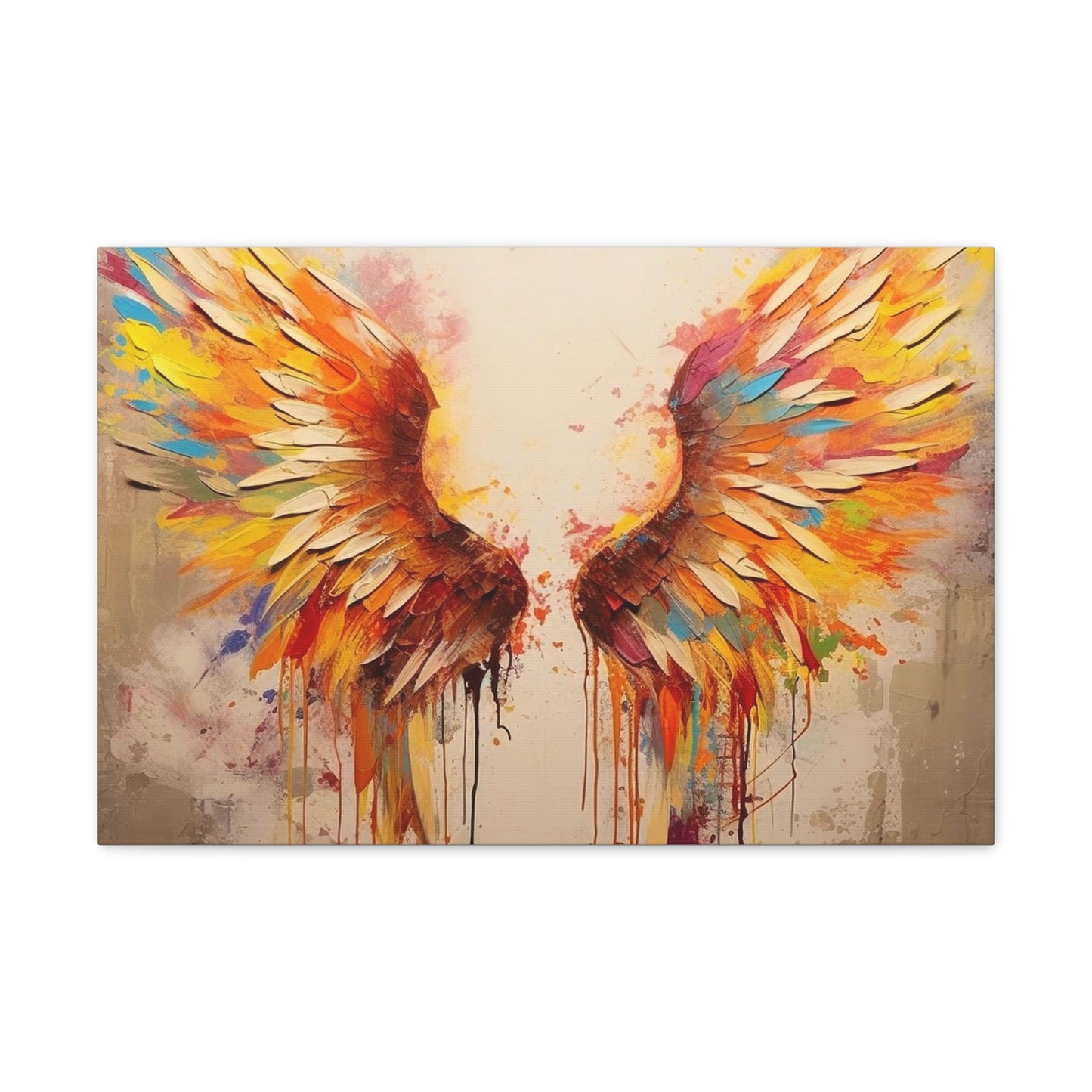Angel Modern Art Canvas Gallery Wraps Print - CosmicDeva