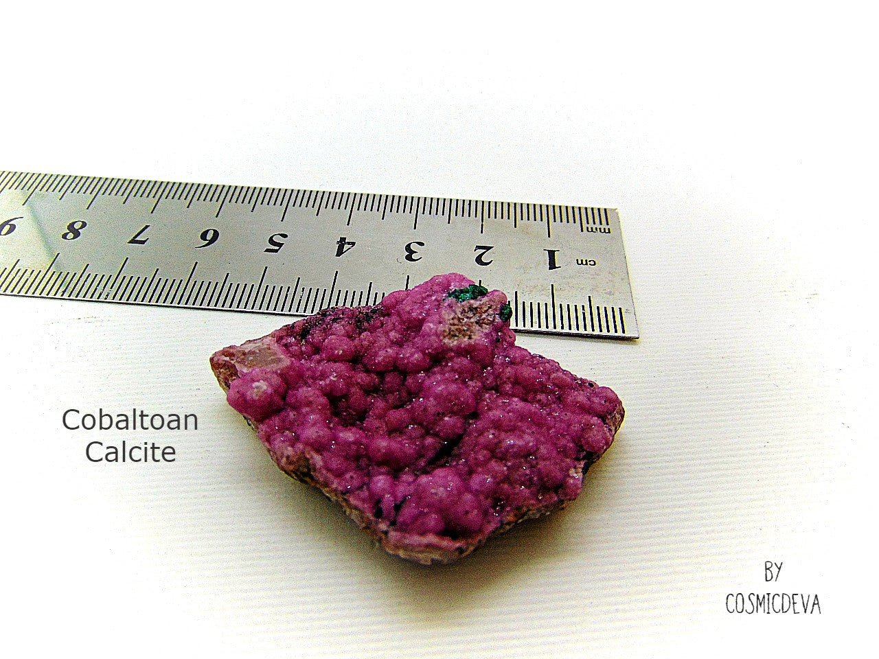 Glistering lustrous rose bubble gum pink color saturated bubbly boitroyal specimen of pink cobaltoan calcite, Cobaltoan Dolomite on matrix. The stunning crystals are small and very sparkly. Great for collectors or jewelry making.