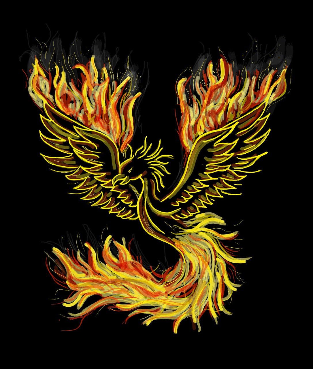 The Phoenix was known to be a majestic bird-like creature that lived in Paradise. The Phoenix, like all other creatures who live in Paradise, was known to live a good life. It was a land of unimaginable perfection and beauty and was said to exist somewher