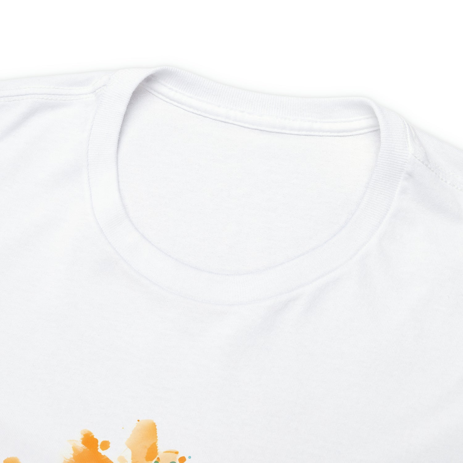 Watercolor Texas Longhorn T-shirt, Unisex Heavy Cotton Tee - CosmicDeva