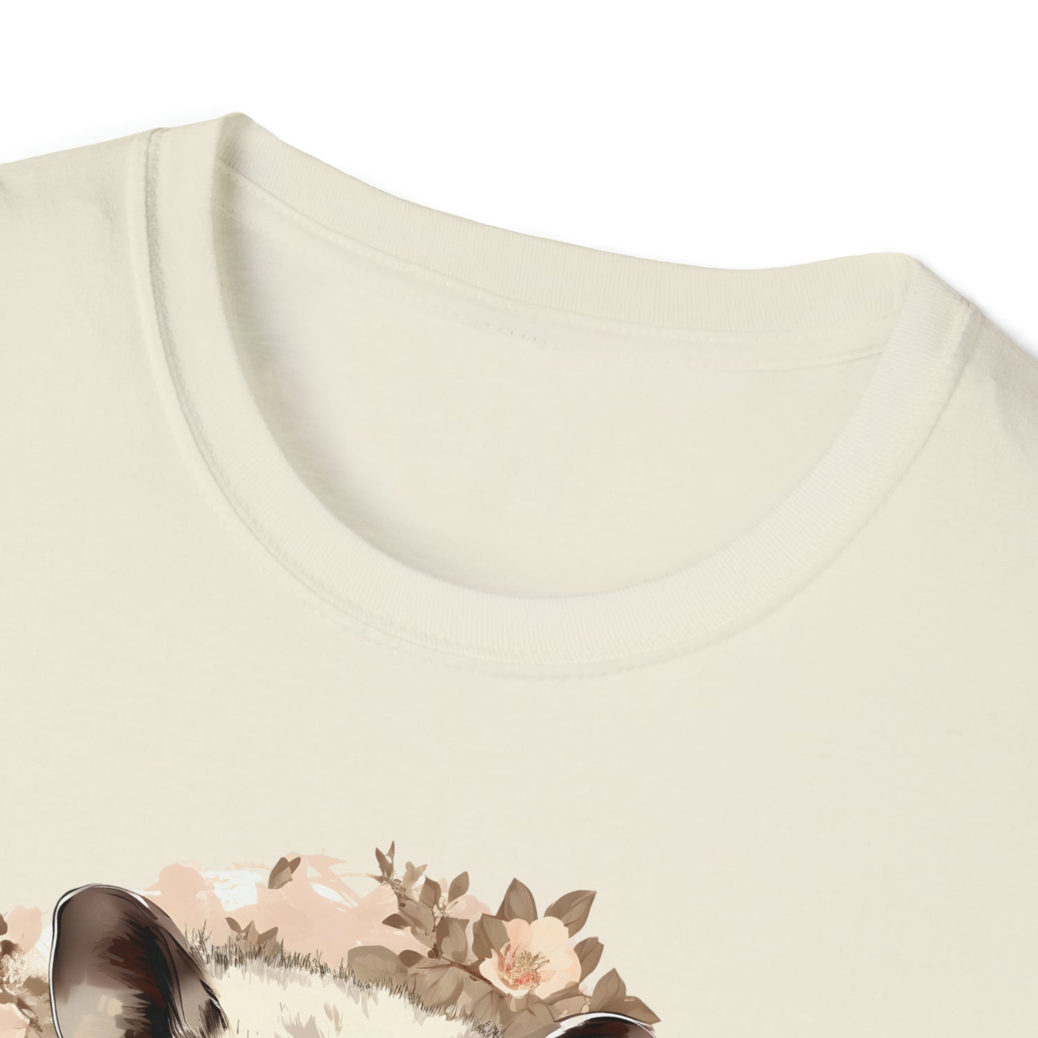 Opossum Floral Vintage Design T-Shirt - CosmicDeva
