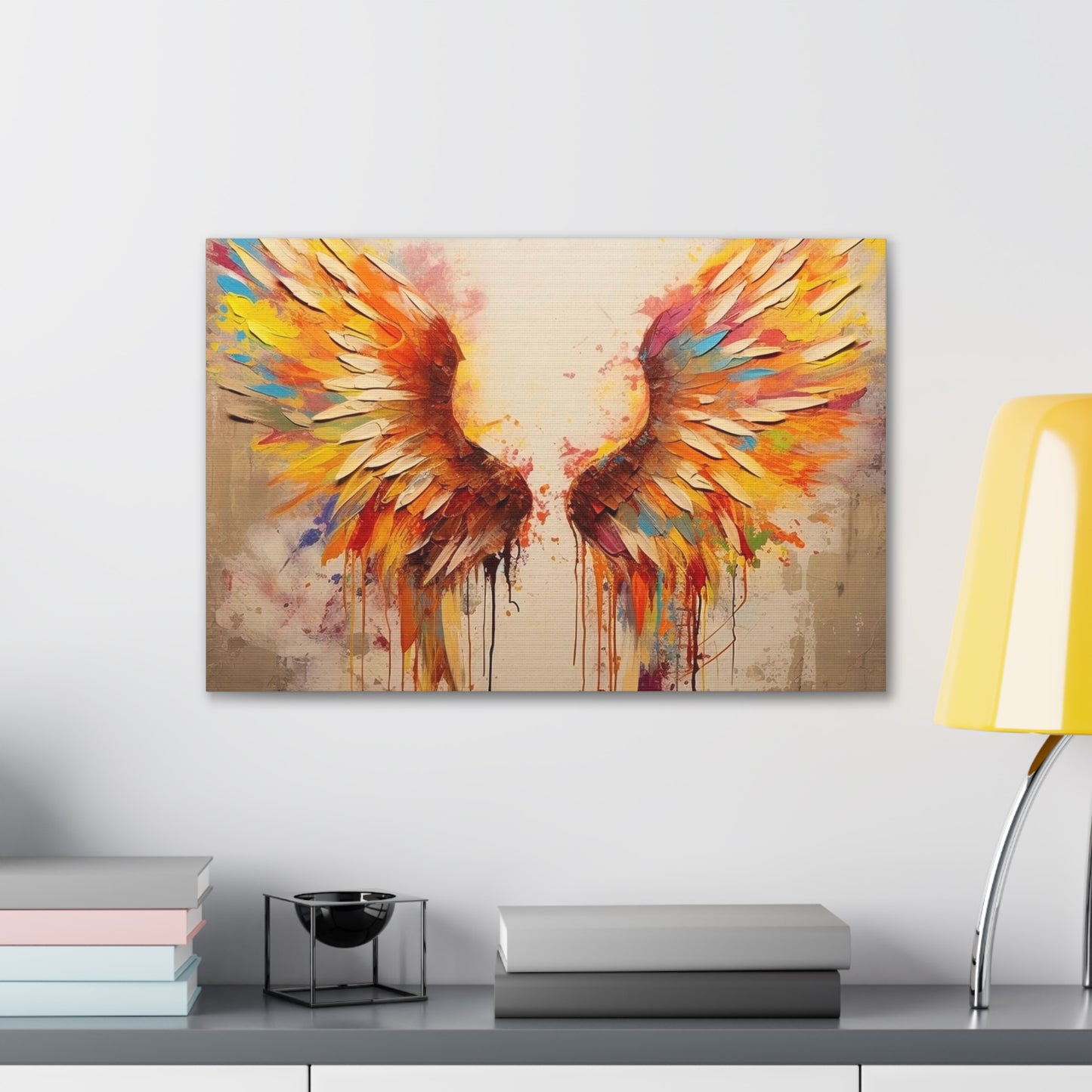 Angel Modern Art Canvas Gallery Wraps Print - CosmicDeva