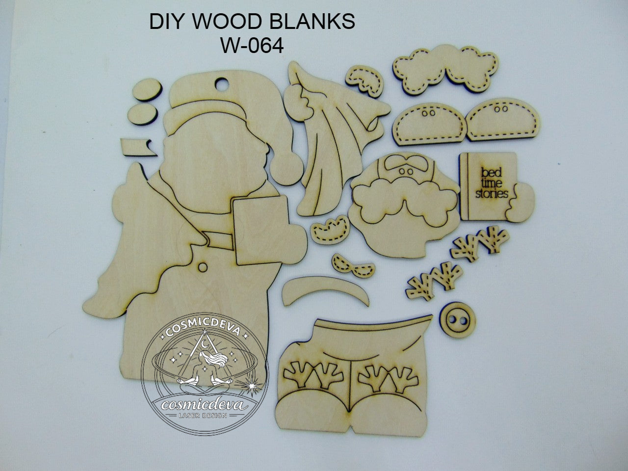 Wooden Snowman Christmas Ornament with Scarf and Hat • Wood Blanks,  Ready to Paint or Hand Painted • DIY Holiday Craft • Layered Wood Ornament  - CosmicDeva